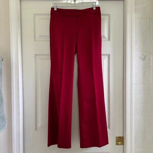 Express Design Studio Editor Red Work Dress Pants Size 2